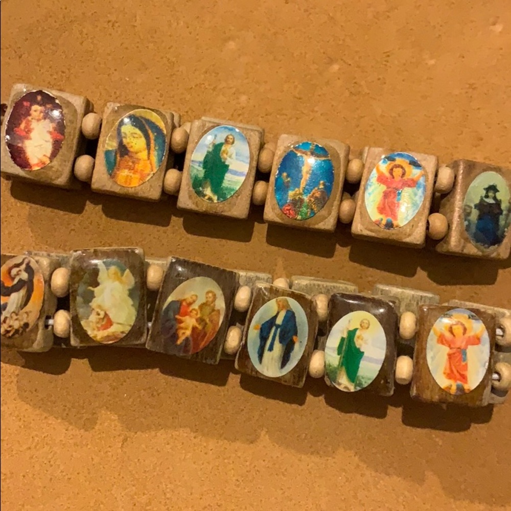 Catholic saints bracelet